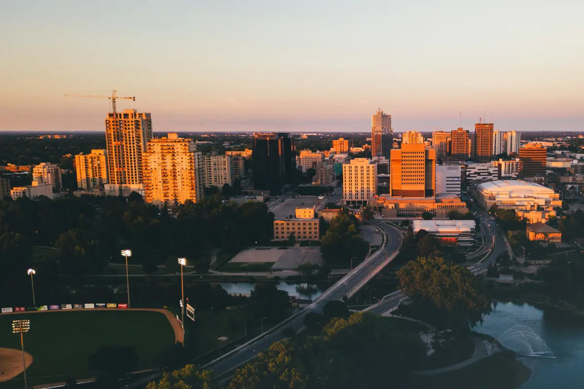 London Ontario Skyline view during sunset