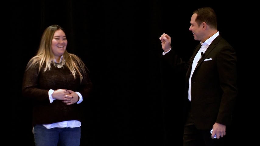 Vancouver corporate magician randy charach performing in Vancouver.