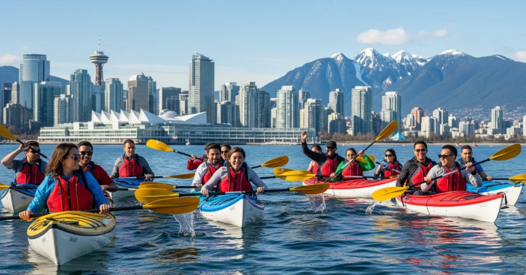 Corporate teams on Outdoor Adventure