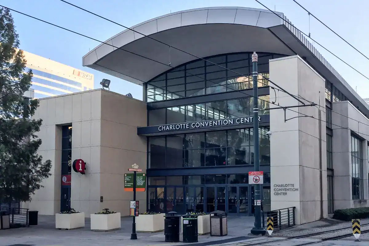 Charlotte Convention Center, one of the venue for magician & mentalism show.