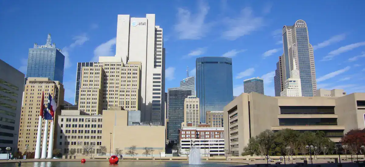 Dallas skyline view at daylight.