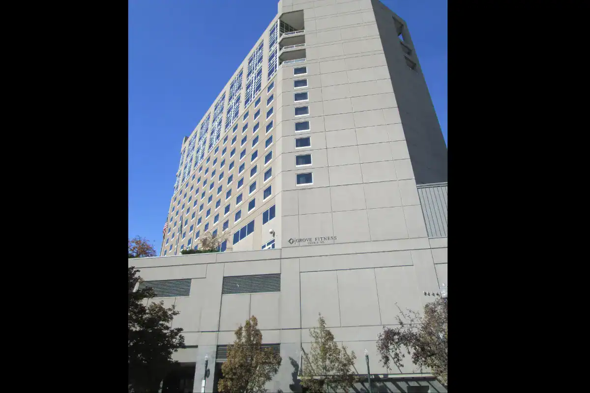 The Grove Hotel, a good venue for Boise magician shows.