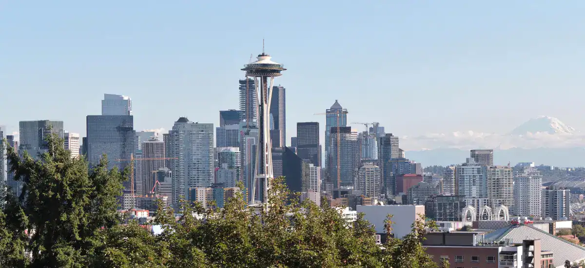 A beautiful view of the Seattle skyline.