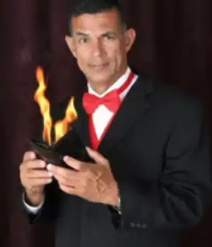 One of the best San Diego Magician Alfonso performing an act.