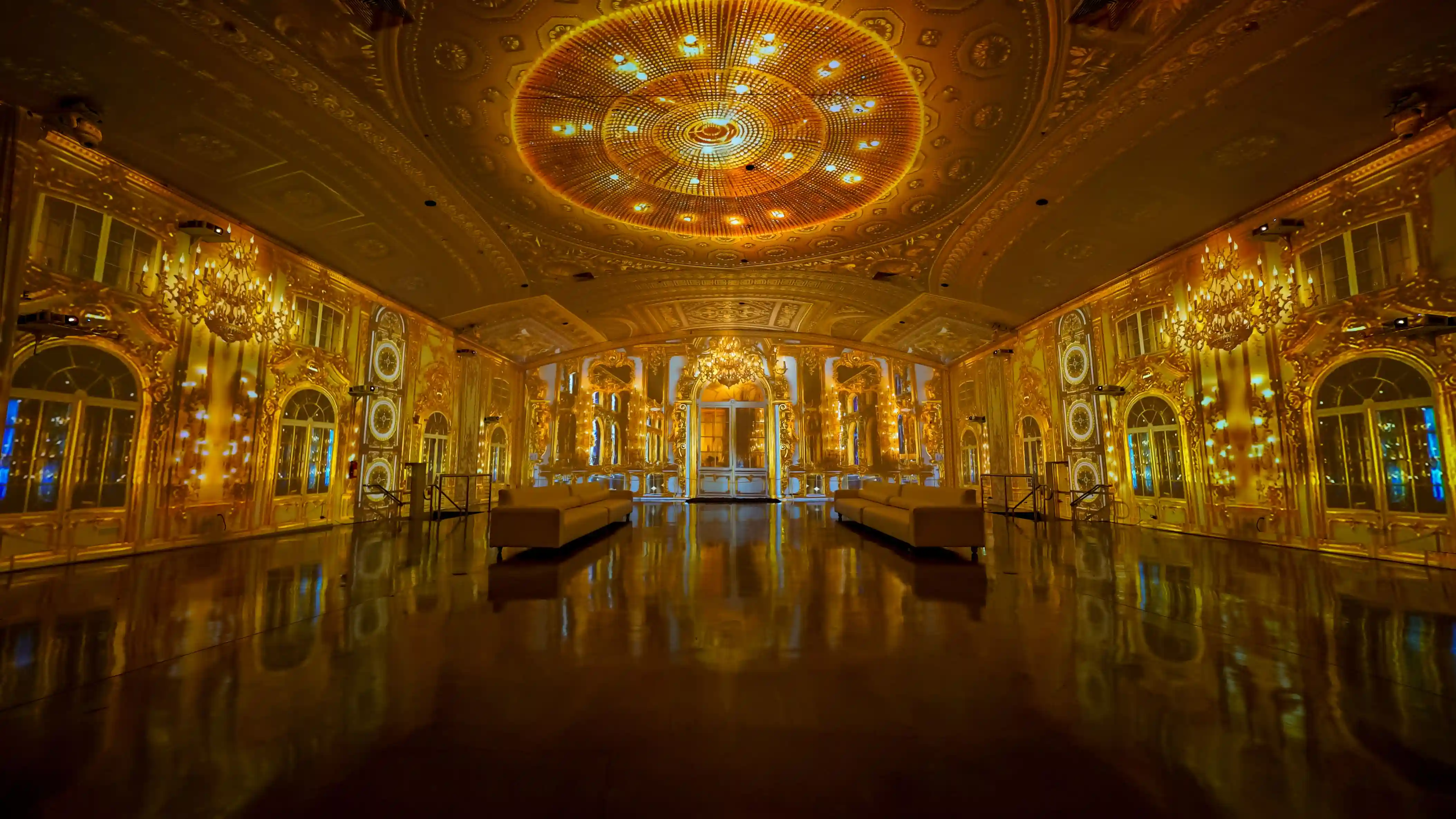 Interior view of The Temple House's Grand Room