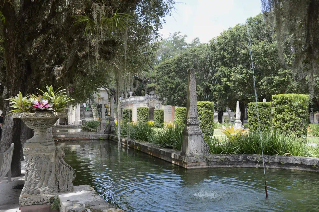 Vizcaya Museum and Gardens during the day